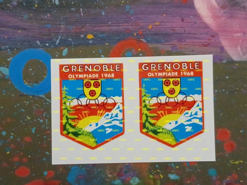 Corgi 499 Citroen Safari Station Wagon,  Winter Olympics Reproduction Stickers - Image 1 of 1