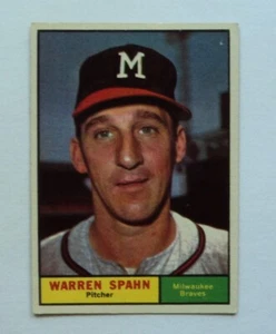 1961 Topps Baseball #200 Warren Spahn Braves NRMINT -   - Bild 1 von 2
