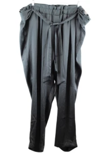 Lane Bryant Black Women's Ankle Dress Pull On Pant Elastic Waist Size 26 052 - Picture 1 of 4