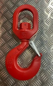 PREMIUM QUALITY Crane 8T Lifting / Swivel Hook PM Fassi Palfinger Hiab EFFER - Picture 1 of 4