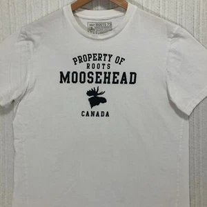 Roots 73 Moosehead Canada Grafik T-Shirt Outdoor Lifestyle weiß L - Bild 1 von 7
