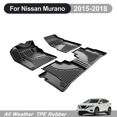 Custom TPE Rubber Floor Mat Accessories All Weather For 2015-2018 Nissan Murano Foto 1 de 4