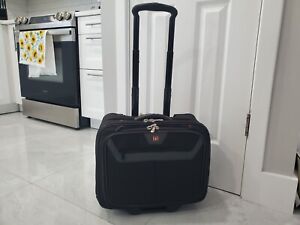 Wenger Swiss Gear Rolling Travel Carry On Laptop Bag Briefcase Luggage Wheels