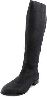 Botas Nine West Nicolah Talla US 5.5 M Para Mujer Cuero Hasta la Rodilla Moda Negras Foto 1 de 4