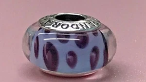 PANDORA | BLUE PYTHON MURANO CHARM ✪NEW✪ 790945 RARE RETIRED 925 ALE SNAKE USA - Picture 1 of 5
