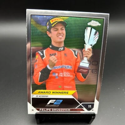 2023 Topps Chrome F1 #192 Felipe Drugovich MP Motorsport - Image 1 of 2