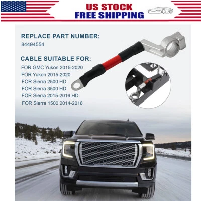 Cable de batería positivo 84494554 para Chevy Silverado 1500 Suburban Tahoe Foto 1 de 4