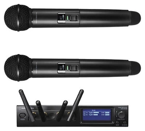 Audio Technica ATW-1422 Wireless Digital Dual Handheld Microphone System - Picture 1 of 9