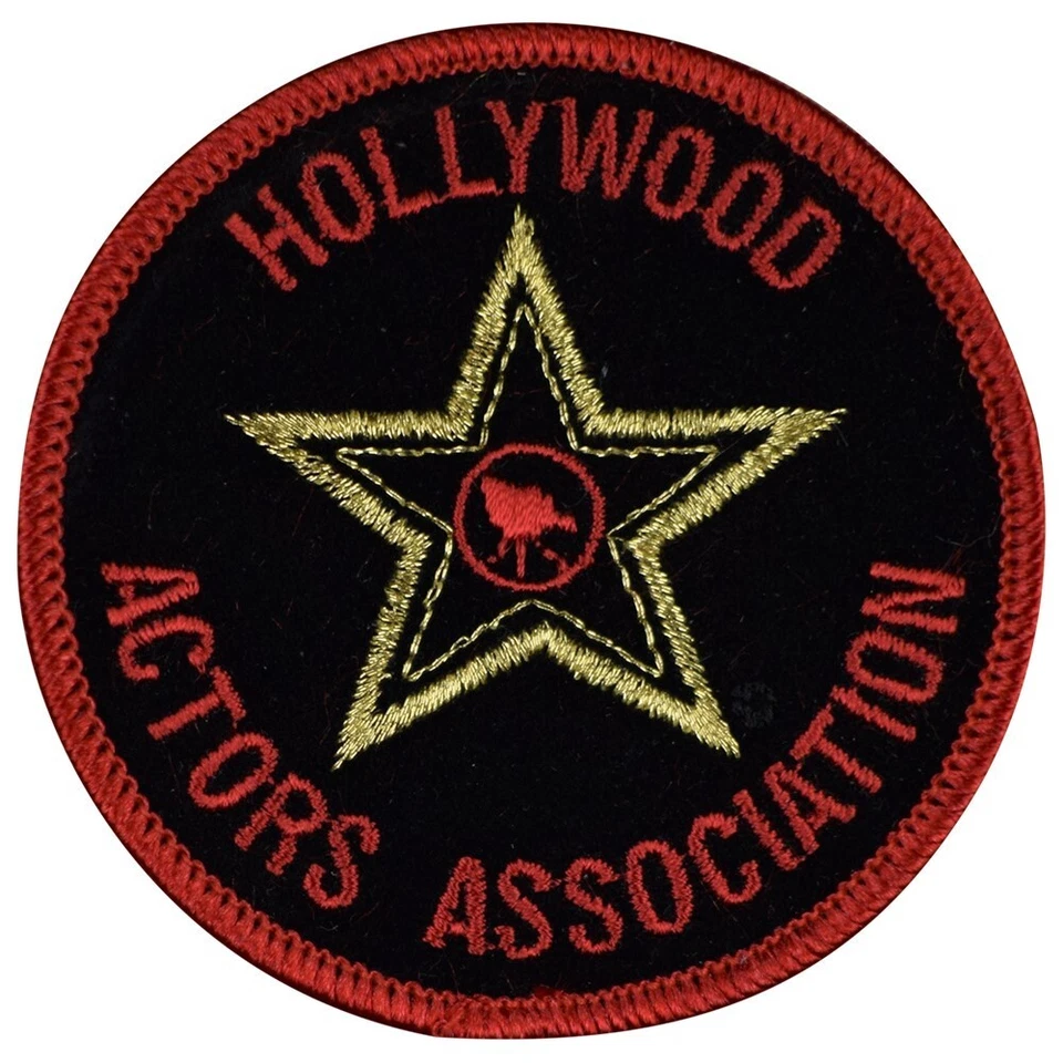Hollywood Actors Association Patch - California Movie Acting Film 3" (Iron on) - Image 1 of 1