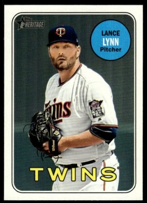 2018 Topps Heritage Lance Lynn #682 - Image 1 of 2