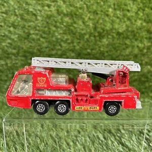 MATCHBOX SUPER KINGS K-9 FIRE TENDER MADE IN ENGLAND RED VINTAGE 1972 LESNEY - Picture 1 of 9