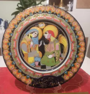 Rosenthal Christmas plate 1975 wall plate Wiinblad Annunciation 1st Wahl Original Box - Picture 1 of 4