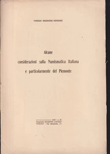 Alcune Considerazioni sulla Numismatica del Piemonte - 1933 Cavallermaggiore  - Imagen 1 de 2