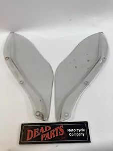 Harley clear fairing windshield wind air guard deflectors  FLHT - Bild 1 von 3