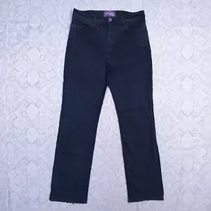 NYDJ Jeans Womens 12 L32 Blue Stretch Denim Lift & Tuck Straight Leg High Waist - Picture 1 of 18