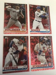 2019 Topps Opening Day Red Foil Parallel Target Exclusive You Pick 1-200