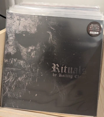 ROTTING CHRIST - RITUALS 2XLP SEASON OF MIST  SILVER BLACK MARBLED NEW - Image 1 of 2