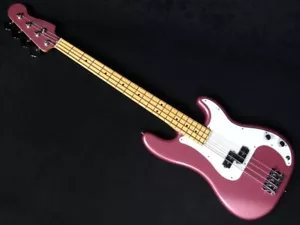 Fender Made In Japan Hybrid II Precision Bass Burgundy Mist Metallic with MH - Picture 1 of 9
