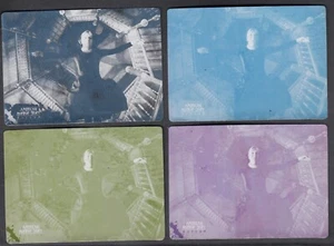 JUEGO DE PLACAS DE IMPRESIÓN AMERICAN HORROR STORY ASYLUM Breygent #58 todos los 4 colores - Imagen 1 de 3