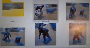 6 x Vintage LEAD figures Indian Railway porter Farm Animals Watchman’s shed - Picture 1 of 6