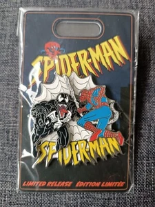 Pin Broche Spiderman Venom Édition Limitée Disney Store Marvel Comics - Picture 1 of 3