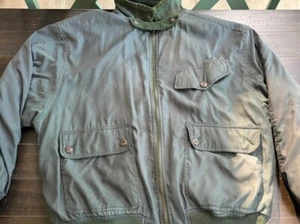 Vintage Abercrombie & Fitch Military Green Bomber Jacket Coat Men’s Size X-Large - Picture 1 of 8