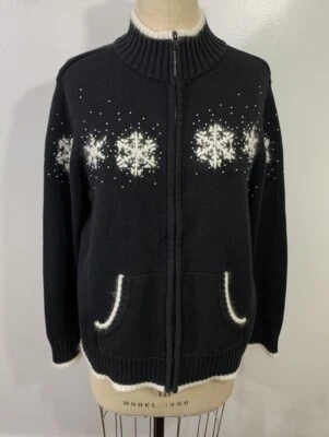 Quacker Factory Cardigan Sweater Angora Large - Image 1 of 4