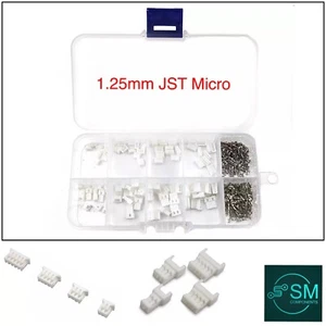 60 Sets 1.25mm JST 2,3,4,5 Pin Micro Connector Quadcopter Electronic Drone 500pc - Picture 1 of 9