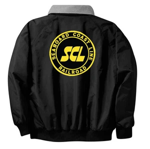Seaboard Coast Line Railroad bestickte Jacke vorne und hinten [79r] - Bild 1 von 1