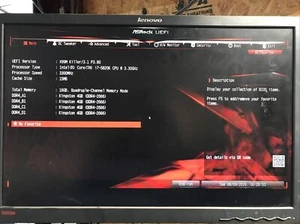 ASRock Fatal1ty X99M Killer LGA2011-3 MicroATX Motherboard w/ i7-5820K +16GB RAM - Picture 1 of 10