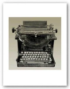 ART Vintage Typewriter Underwood Signed Not an actual typewriter Clifford Faust - Picture 1 of 1