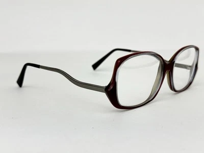 Nuevo Antiguo Stock Vintage Diseñador Missoni Marco de Gafas Rectangular Color Vino Foto 1 de 4