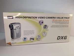 DXG-579V HD Silver Video Camera 5.1 Mega Pixel, 4x Zoom Value pack, Sealed. - Picture 1 of 6