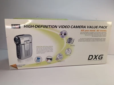 DXG-579V HD Silver Video Camera 5.1 Mega Pixel, 4x Zoom Value pack, Sealed. - Image 1 of 4