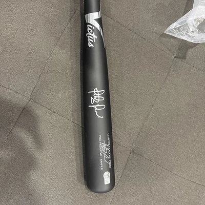 Fernando Tatis Jr. Autographed Black Player Model Victus Bat Padres Beckett - Image 1 of 3
