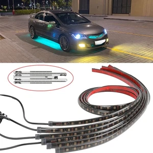 For Honda Civic Sedan 6PCS LED Strip Under Neon Light Underglow Underbody System - Bild 1 von 12