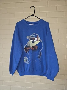 Sudadera De Colección Taz Looney Tunes Seattle Seahawks NFL 90’s Adulto Grande Gris - Imagen 1 de 15