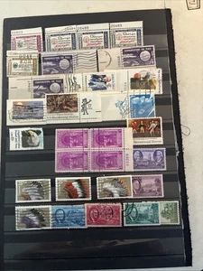 Colección Us Como Nuevo Usado En Páginas Tarjetas Placa Bloque Famoso Americano N389 - Imagen 1 de 13