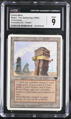 URZA'S MINE Tower Chronicles CGC 9 MTG [Nostalgium] - Image 1 of 2