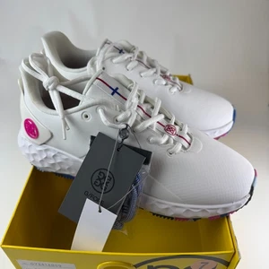 G/Fore G4 MG4+ Golfschuhe ohne Spikes GFore weiß pink Herrengröße 7 - Bild 1 von 9