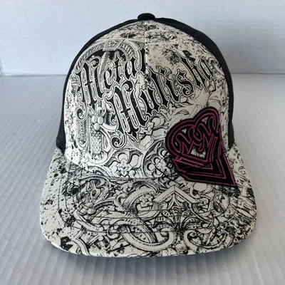 Металлическая Mulisha шляпа крышка женщин бейсболки черный розовый тату Dirtbike мотокросса сетки - Изображение 1 из 4