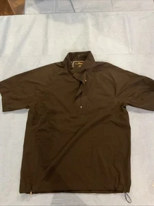 Pullover RLX Ralph Lauren 1/4 Cremallera Para Hombre Medio Rendimiento Elástico Tejido Negro - Imagen 1 de 10