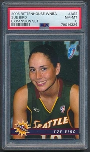 2005 Rittenhouse WNBA Expansion Set Sue Bird #AS2 PSA 8 NM-MT - Picture 1 of 2