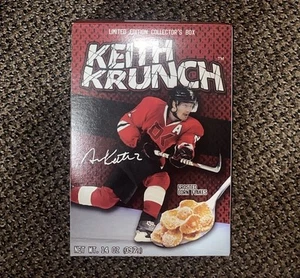 NIB Chicago Blackhawks Duncan Keith Krunch Cereal Limited Edition NEW - Picture 1 of 4