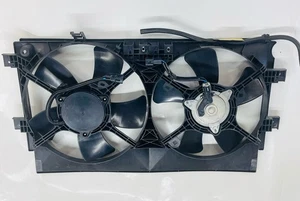 08-15 MITSUBISHI LANCER EVOLUTION EVO X RADIATOR AC CONDENSER COOLING FAN OEM - Picture 1 of 6