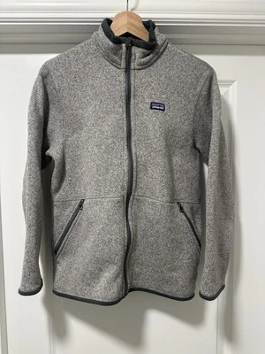 Patagonia Better Sweater Boys XL (14) Gray Full Zip Outdoor Fleece Hiking Logo - Image 1 of 4