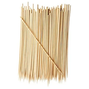  [- 100 Conteggi] Spiedini in Bambù per Shish Kabob, Grigliate, Frutta, 12 Pollici - Foto 1 di 7