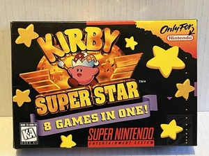 Original Kirby Super Star SNES Super Nintendo NUR VERPACKUNG 1995 - Bild 1 von 11
