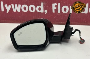 2017-2025 JAGUAR F-PACE LEFT SIDE DOOR REAR VIEW MIRROR W/ BLIND SPOT GRAY OEM - Picture 1 of 15