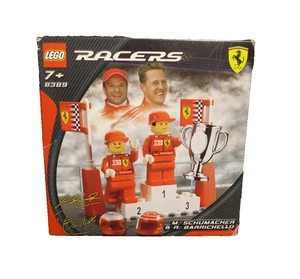 Lego Racers Ferrari M. Schumacher y R. Barrichello Juego de Juguetes Edad 7 (8389) Nuevo - Imagen 1 de 9